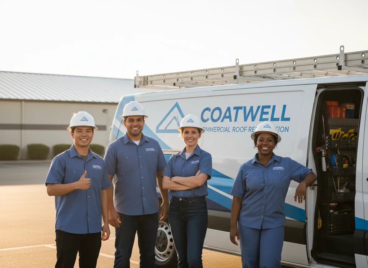 Commercial roof coating company in Pompey, NY